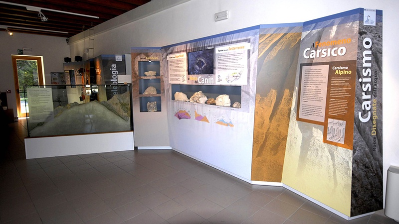 Speläologie Dauerausstellungausstellung in Sella Nevea